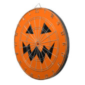 Scary Halloween pomkin head caring dartboard Dartbord (Voorkant Rechts)