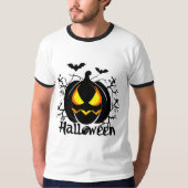 Scary Halloween pomkin T-shirt (Voorkant)