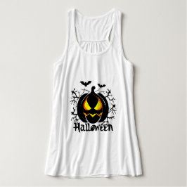 Scary Halloween pomkin Tanktop
