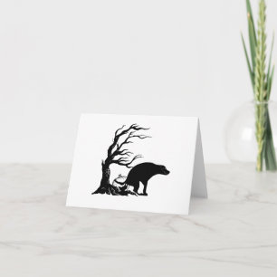 Scary Halloween Pooping Dog Kaart