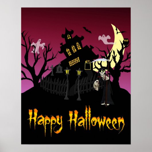 Scary Halloween Poster (Voorkant)