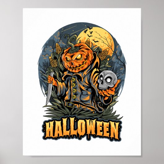 Scary Halloween Poster (Voorkant)