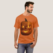Scary Halloween Pumpkin beroemd gemaakt door Focus T-shirt (Voorkant volledig)
