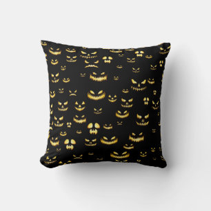 Scary Halloween Pumpkin Pattern Kussen