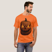 Scary Halloween Pumpkin T-shirt (Voorkant volledig)