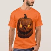 Scary Halloween Pumpkin T-shirt (Voorkant)