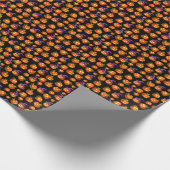 Scary Halloween Pumpkins Cadeaupapier (Hoek)