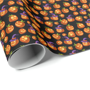 Scary Halloween Pumpkins Cadeaupapier