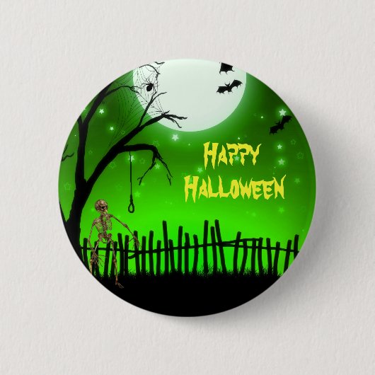 Scary Halloween Ronde Button 5,7 Cm (Voorkant)