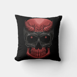Scary Halloween Skull Kussen