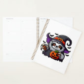 Scary Halloween Sloth Witch Hat Costume Spooky Sea Planner (Display)