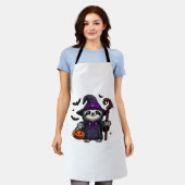 Scary Halloween Sloth Witch Hat Costume Spooky Sea Schort (Gedragen)