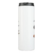 Scary Halloween Sloth Witch Hat Costume Spooky Sea Thermosbeker (Achterkant)