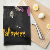 Scary Halloween Theedoek (Quarter Fold)