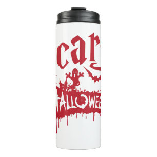 Scary Halloween Thermosbeker