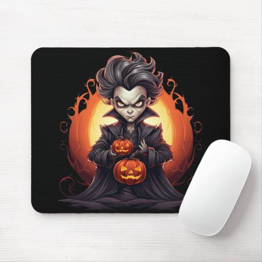 Scary Halloween Vampire Muismat (Met muis)