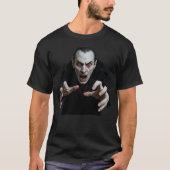 Scary Halloween Vampire T-shirt (Voorkant)