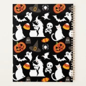 Scary Halloween Witch Funny Pumpkin Planner (Achterkant)