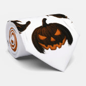 Scary Halloween Wizard - griezelige schedel met ca Stropdas (Opgerold)