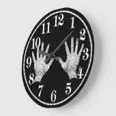 Scary Hand afbeelding for Acrylwall Clock Grote Klok (Hoek)