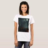 Scary Haunted Forest Glow Tee – Stunning Look T-shirt (Voorkant volledig)