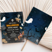 Scary Horror Halloween Film Night Party Kaart