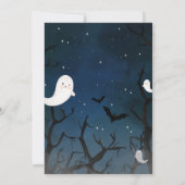 Scary Horror Halloween Film Night Party Kaart (Achterkant)