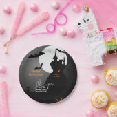 Scary Hunted House Halloween Paper Bord (Feest)