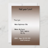 Scary Invitation Kaart (Achterkant)