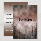 Scary Invitation Kaart (Voorkant / Achterkant)