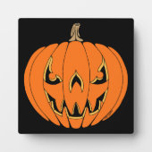 Scary Jack-o'-Lantern Halloween Design Fotoplaat (Voorkant)