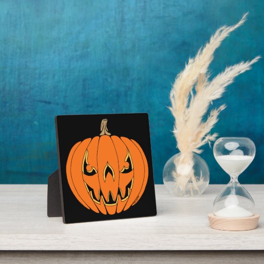 Scary Jack-o'-Lantern Halloween Design Fotoplaat (Insitu)