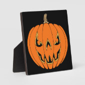 Scary Jack-o'-Lantern Halloween Design Fotoplaat (Voorkant)