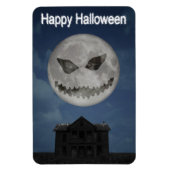 Scary Jack O Lantern Halloween Moon Magneet (Verticaal)