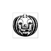 Scary jack o lantern illustration art stamp rubberstempel (Afrduk)