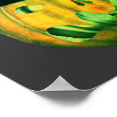 Scary Jack O Lantern Pumpkin Halloween Poster (Hoek)