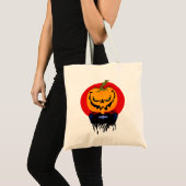 Scary Jack-o-lantern Tote Bag (Voorkant (product))
