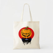 Scary Jack-o-lantern Tote Bag (Voorkant)