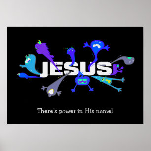 Scary Jesus Nights Poster