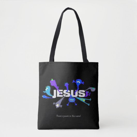 Scary Jesus Nights Tote Bag (Voorkant)