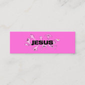 Scary Jesus Scriptkaarten Mini Visitekaartje (Voorkant)