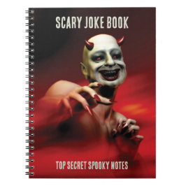 Scary Joke Book. Top Secret Notes. Devil T-Shirt Notitieboek