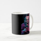 Scary Joker Halloween Mok – Spooky Coffee Cup Gift (Voorkant rechts)