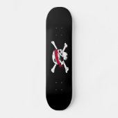 Scary Jolly Roger Pirate Skateboard Deck (Voorkant)