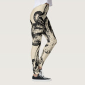 Scary Kraken steampunk art Leggings (Rechts)