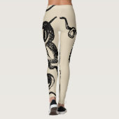 Scary Kraken steampunk art Leggings (Achterkant)