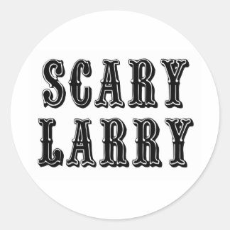 Scary Larry Ronde Sticker