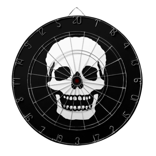 Scary Laughing Skull Dartbord (Voorkant)