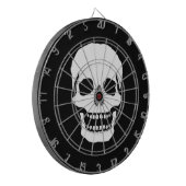 Scary Laughing Skull Dartbord (Voorkant Links)