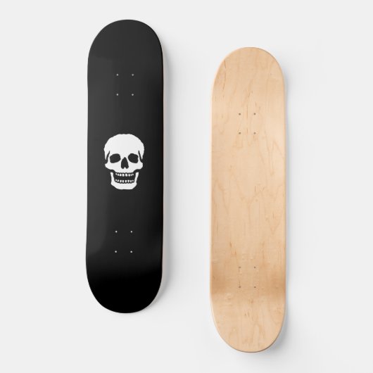 Scary Laughing Skull Persoonlijk Skateboard (Voorkant)